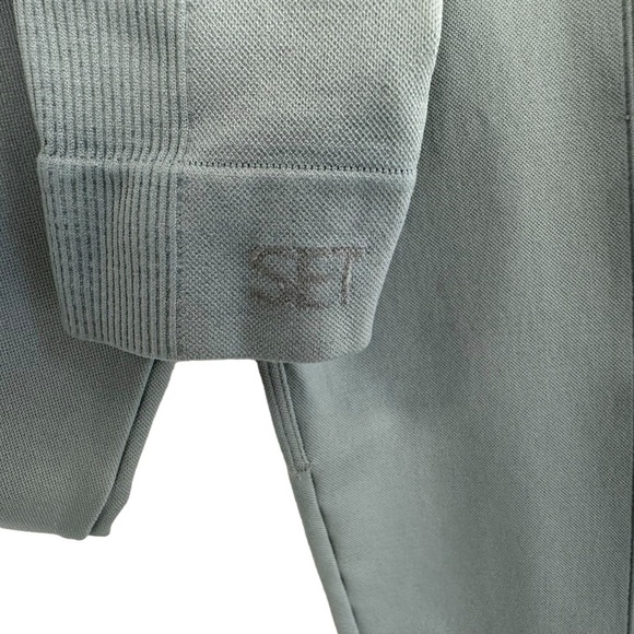 Set Active Womens Sculptflex Seamless Active Leggings Size S/M Blue Workout - Picture 5 of 6